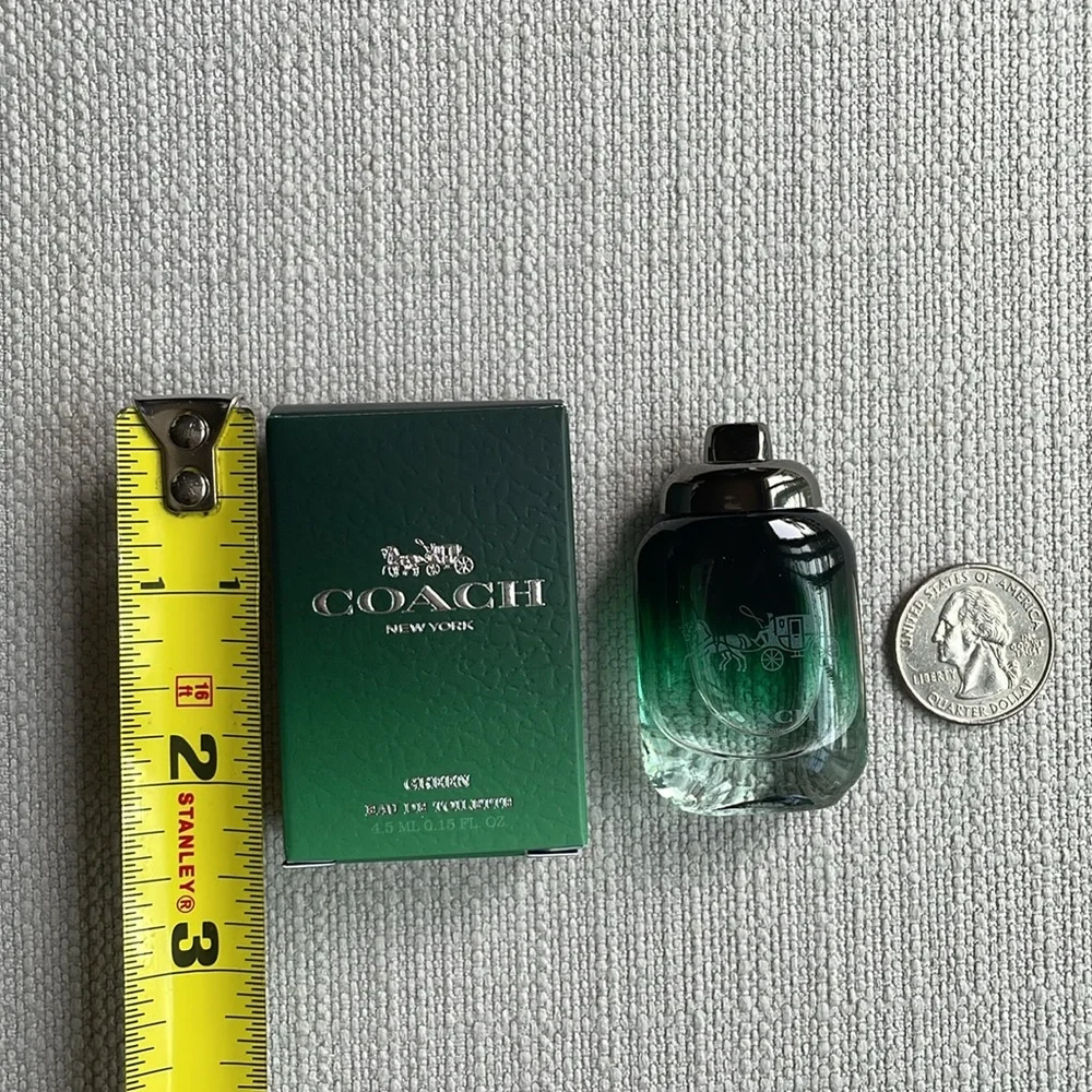 Coach green mens 4.5ml miniature fragrance